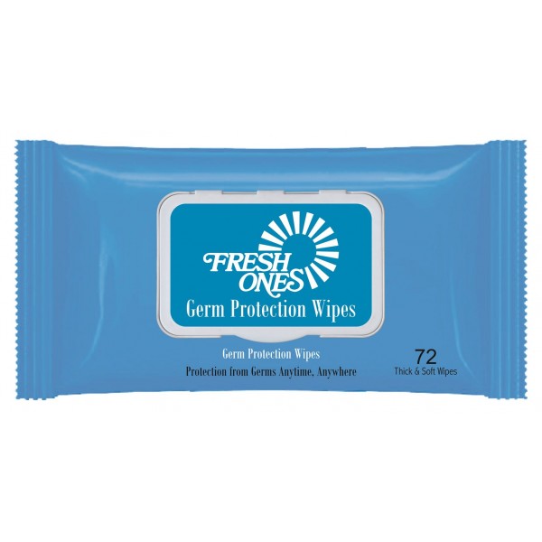 FRESHONES Germ Protection Multi-purpose Wipes (72 N) - Pack of 3